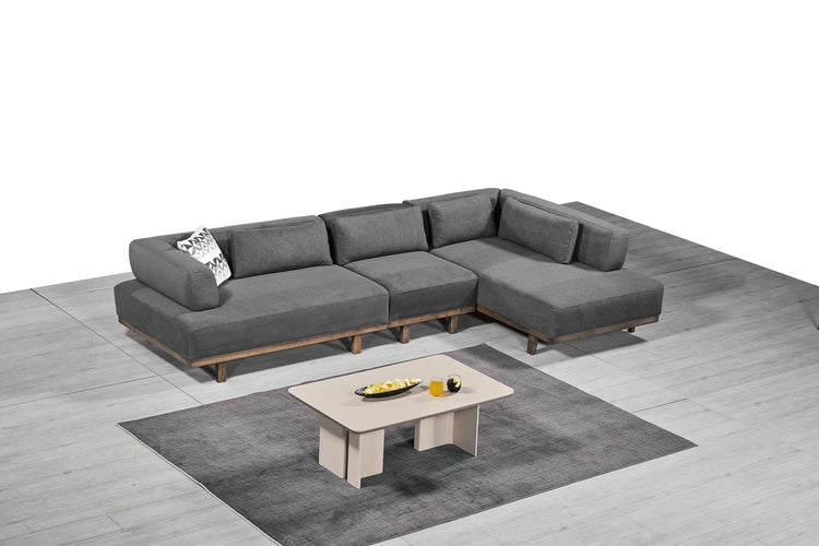 LUCAS Ecksofa Beistelltisch
