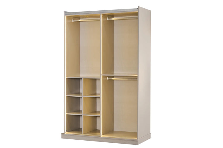 Schiebeschrank 140 cm (Glastür)