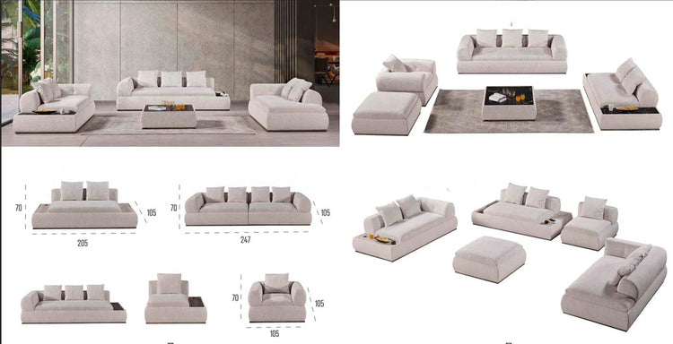 Truva Sofa Set
