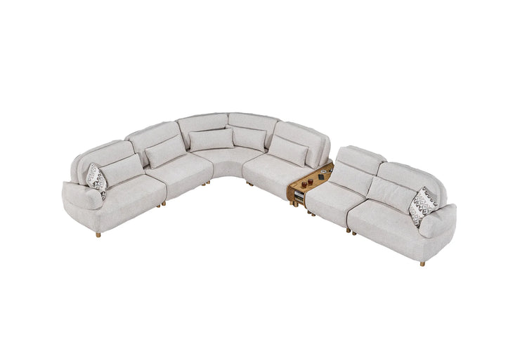 LİON Ecksofa Beistelltisch
