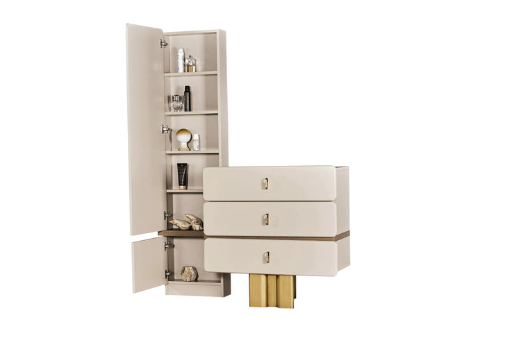 LUCAS 4-türiger Kleiderschrank