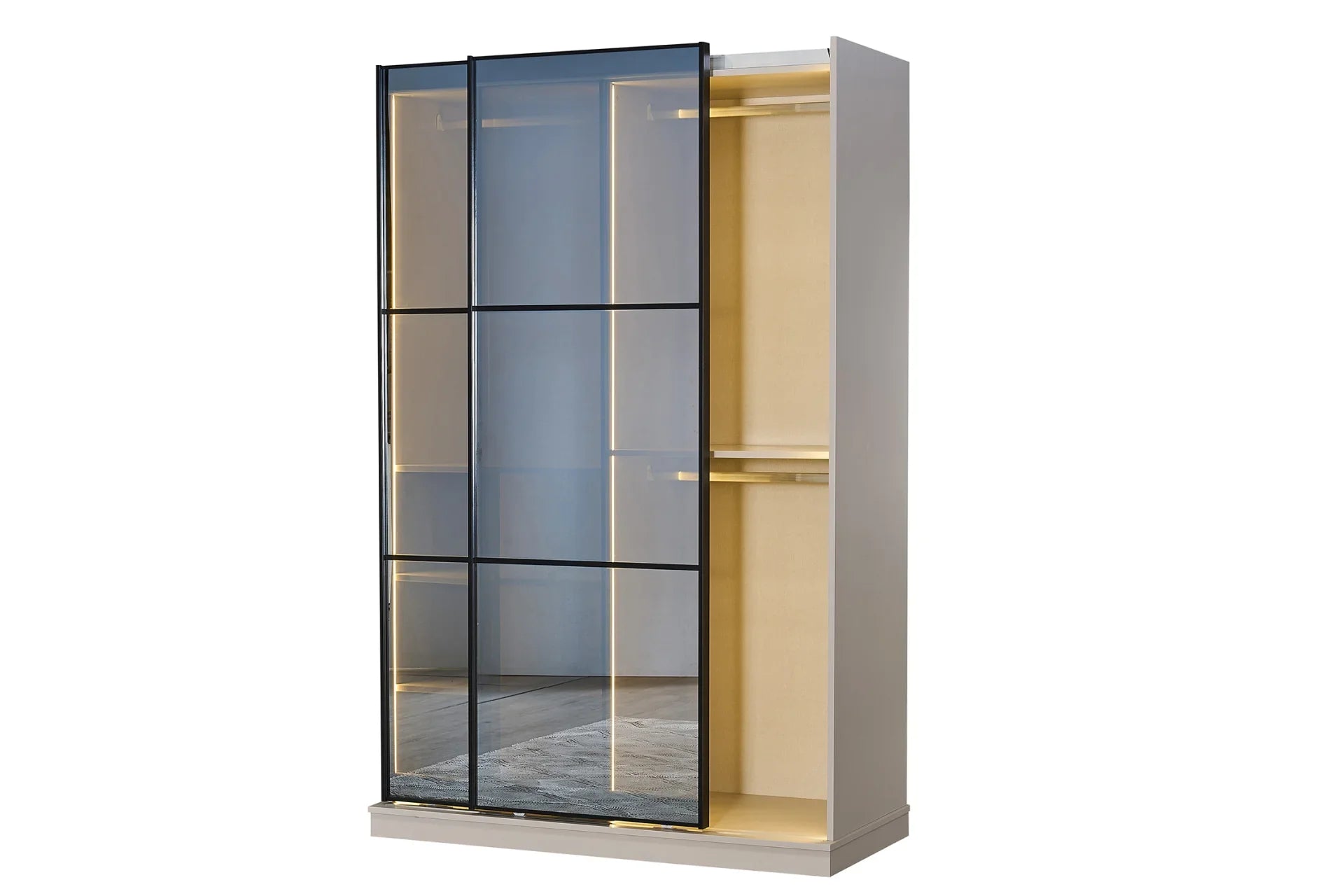 140-160-180 Schiebetürenschrank