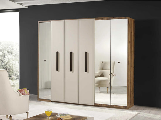 PELLA 6-türiger Kleiderschrank
