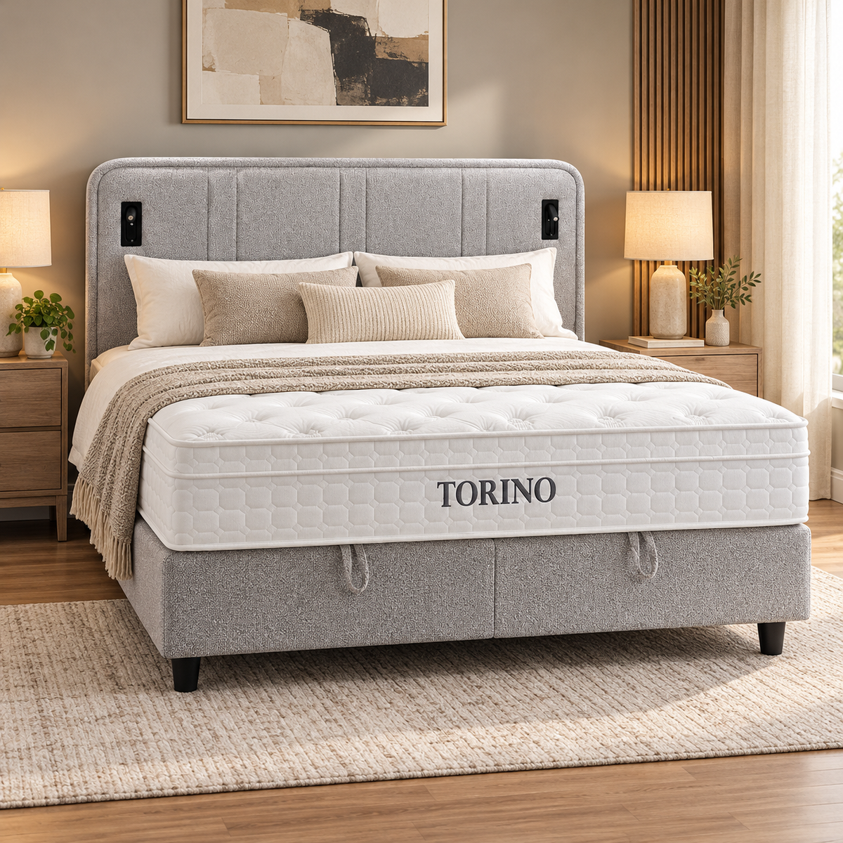Torino Bett-Set mit Matratze