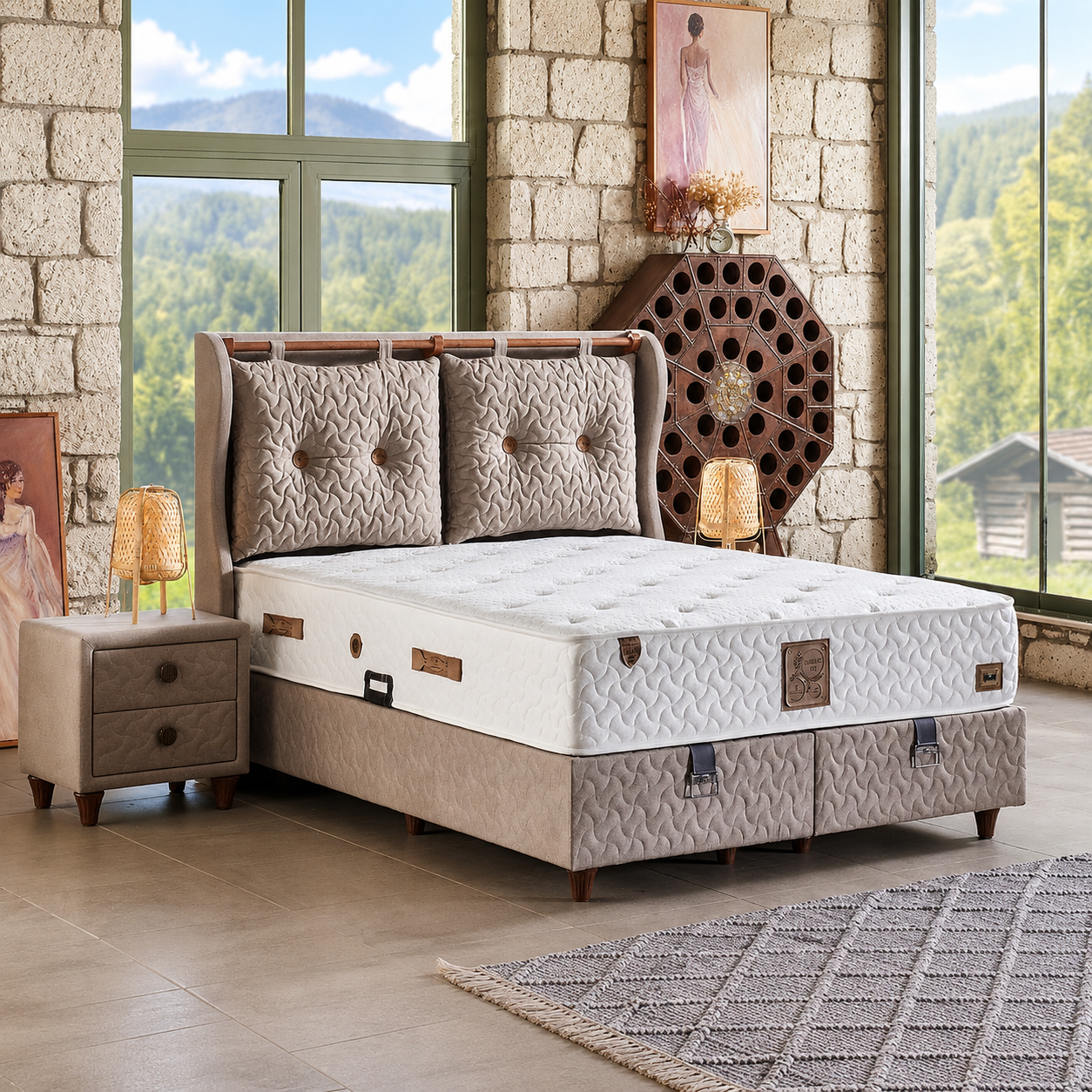 Comfort Life Bett-Set mit Matratze