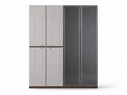 Estiva 4-türiger Kleiderschrank