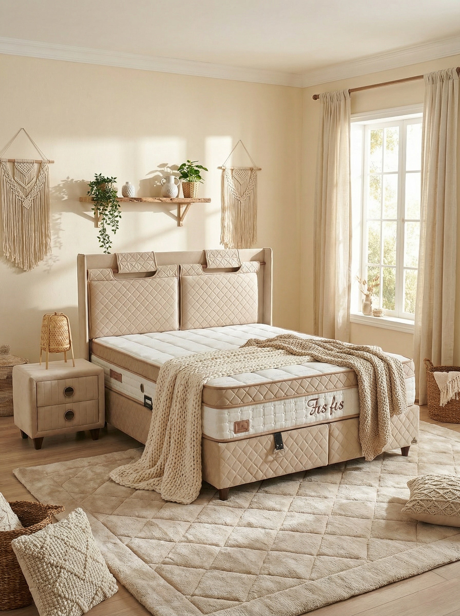 Fisfis Plus Bett-Set mit Matratze