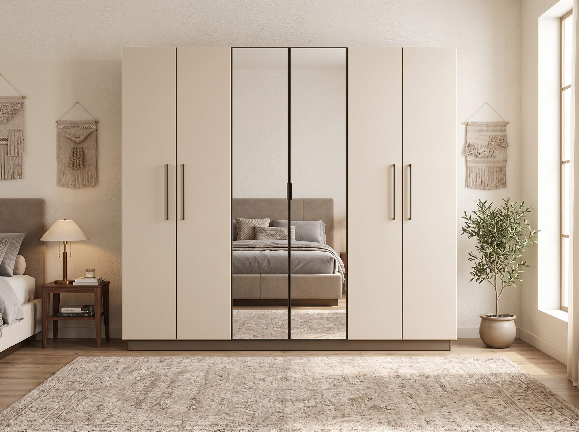 Siena 6-türiger Kleiderschrank