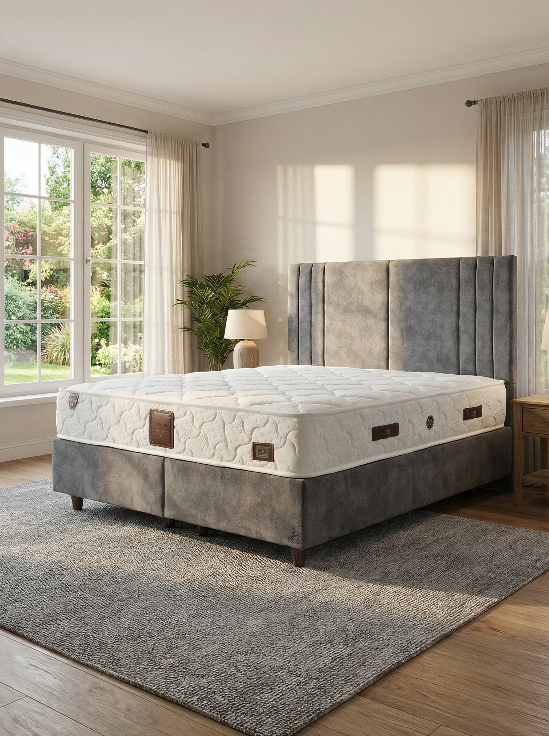 Latekstra Bett-Set mit Matratze