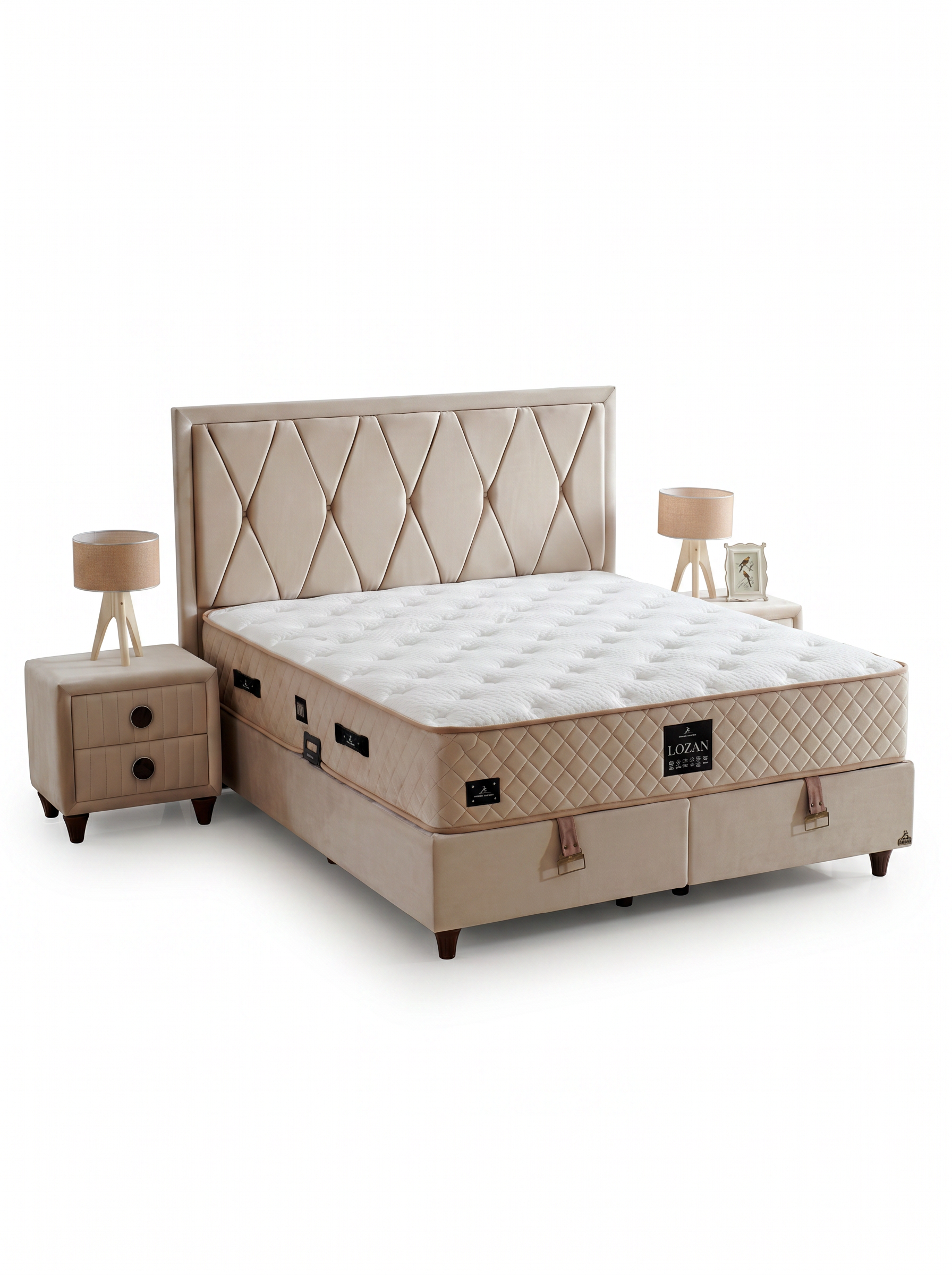 Lozan Plus Bett-Set mit Matratze