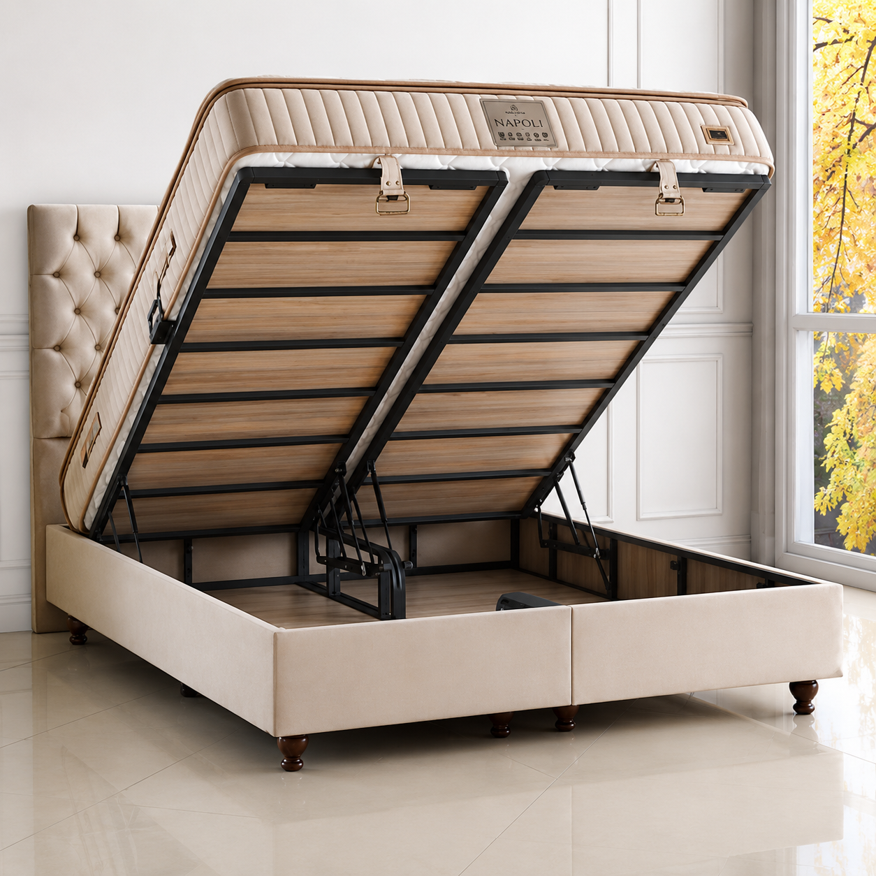 Napoli Bett-Set mit Matratze