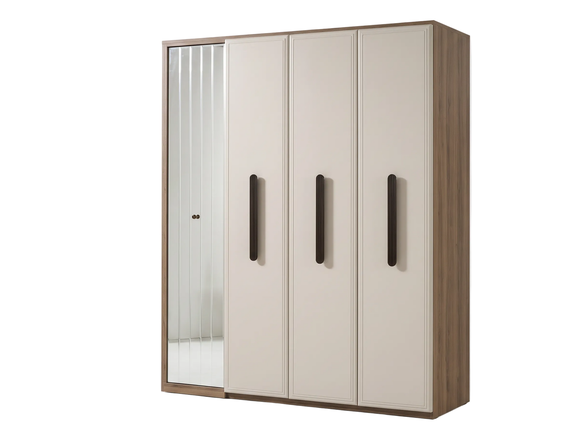 Pella 4-türiger Kleiderschrank