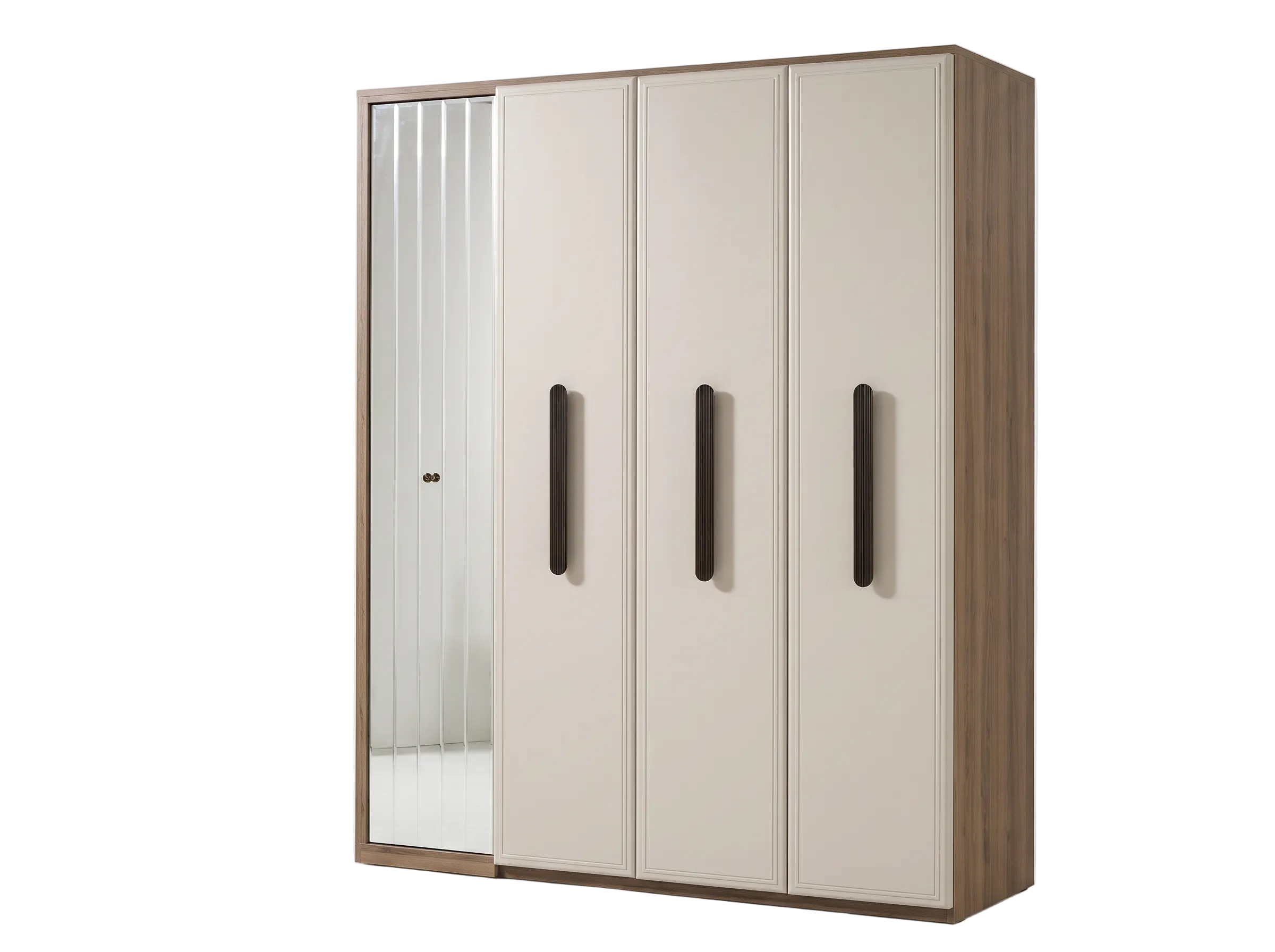 Pella 4-türiger Kleiderschrank