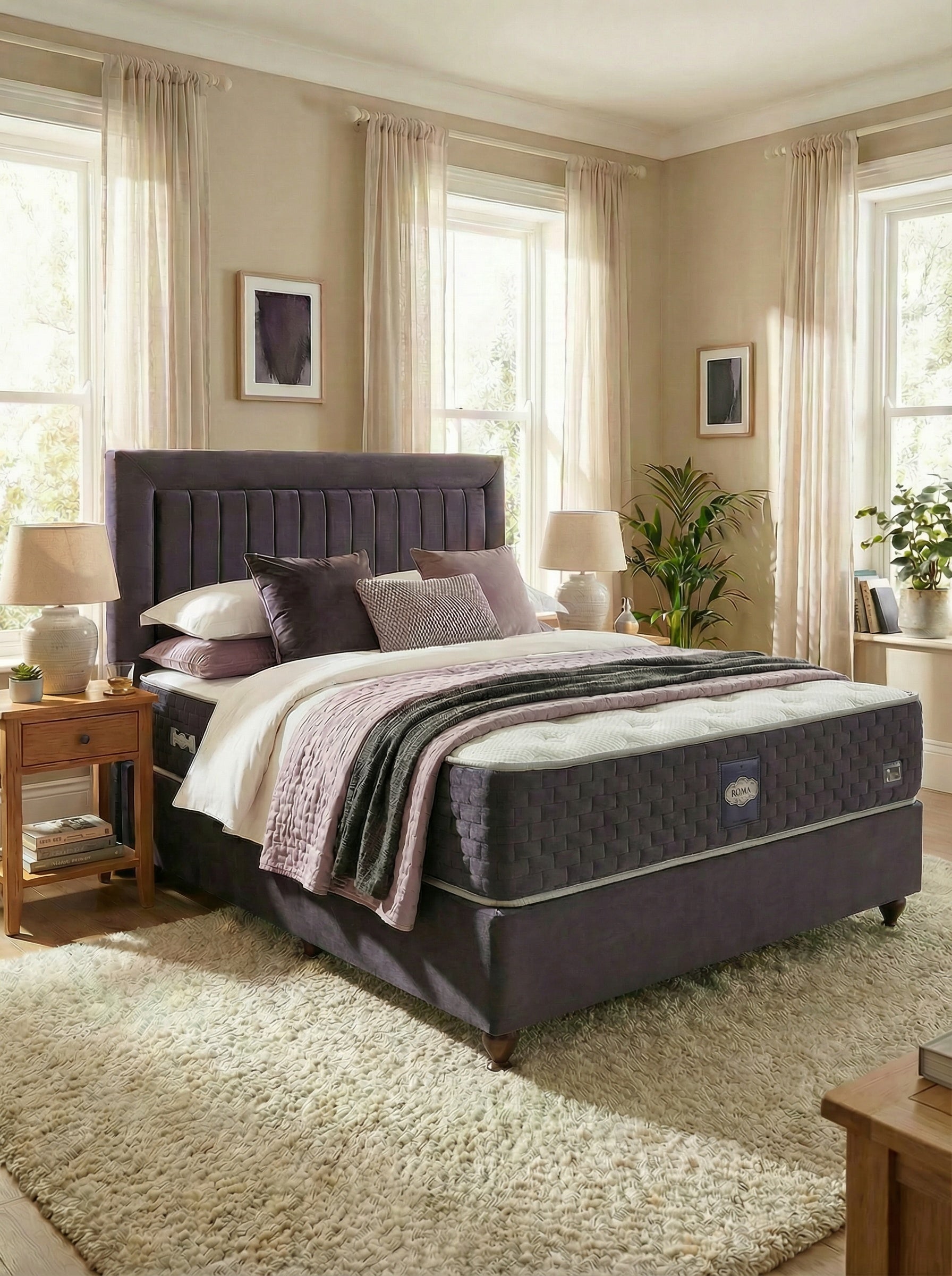 Roma Bett-Set mit Matratze
