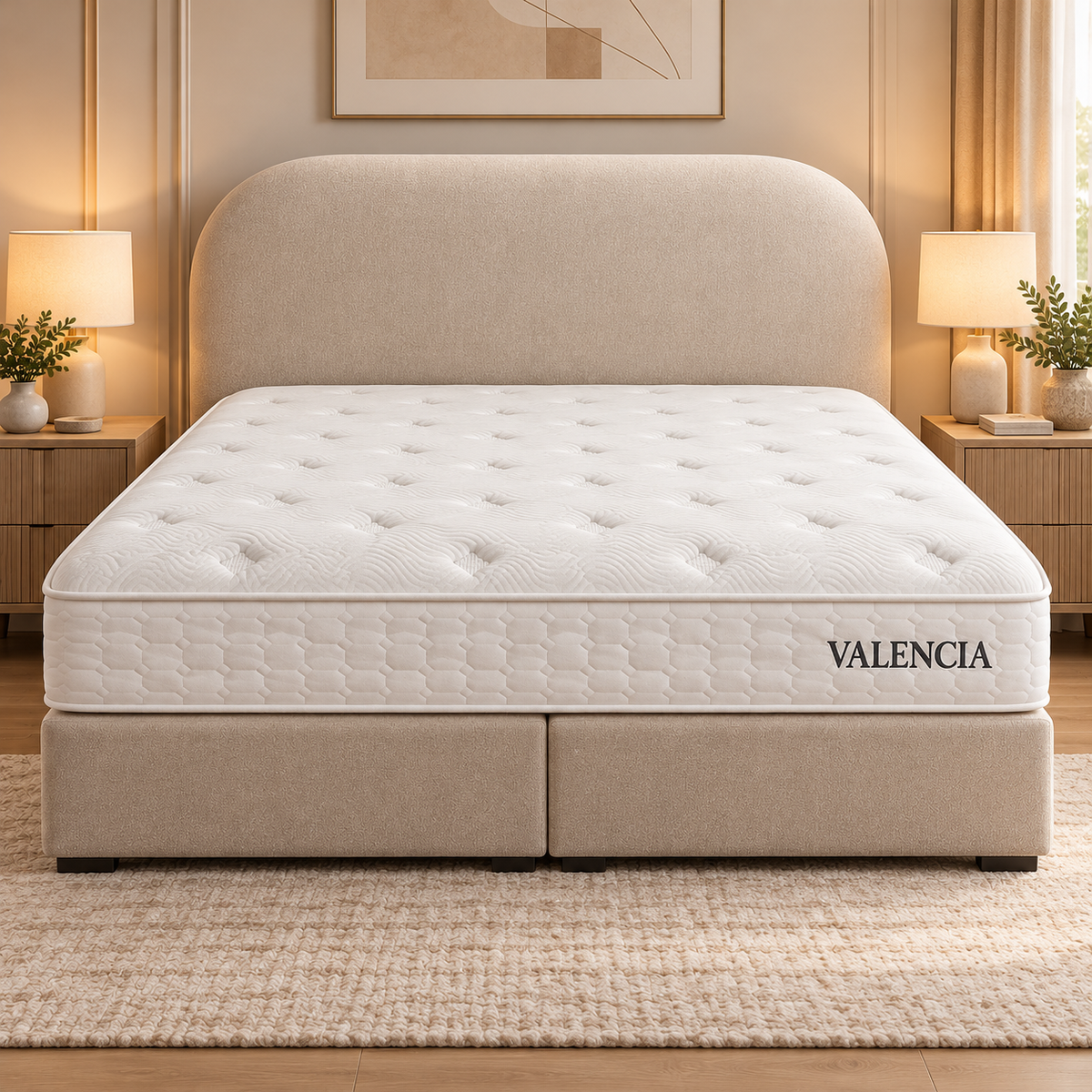 Valencia Bett-Set mit Matratze