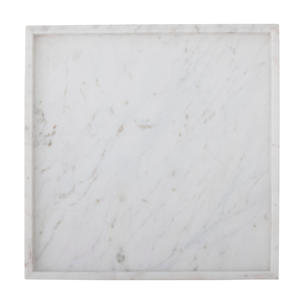 Majsa Tablett – Weiss, Marmor