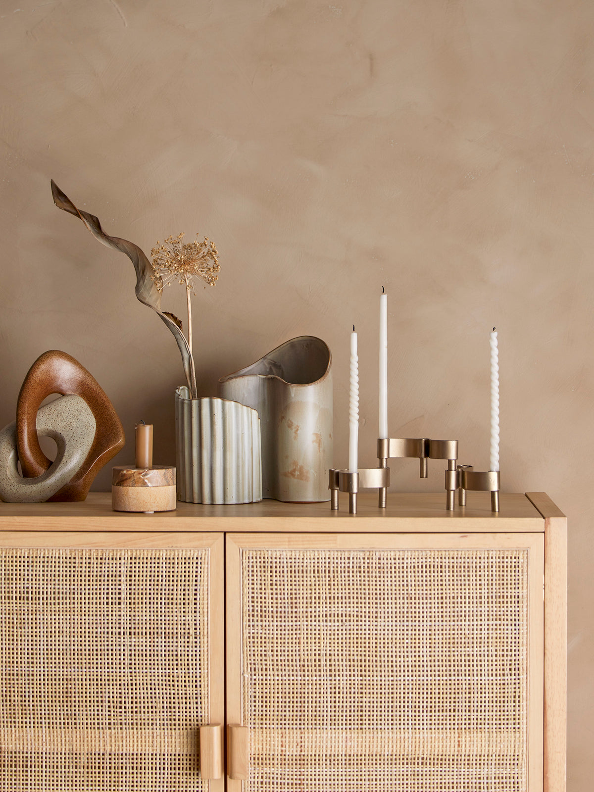 Esad Dekoobjekt – Braun, Polyresin