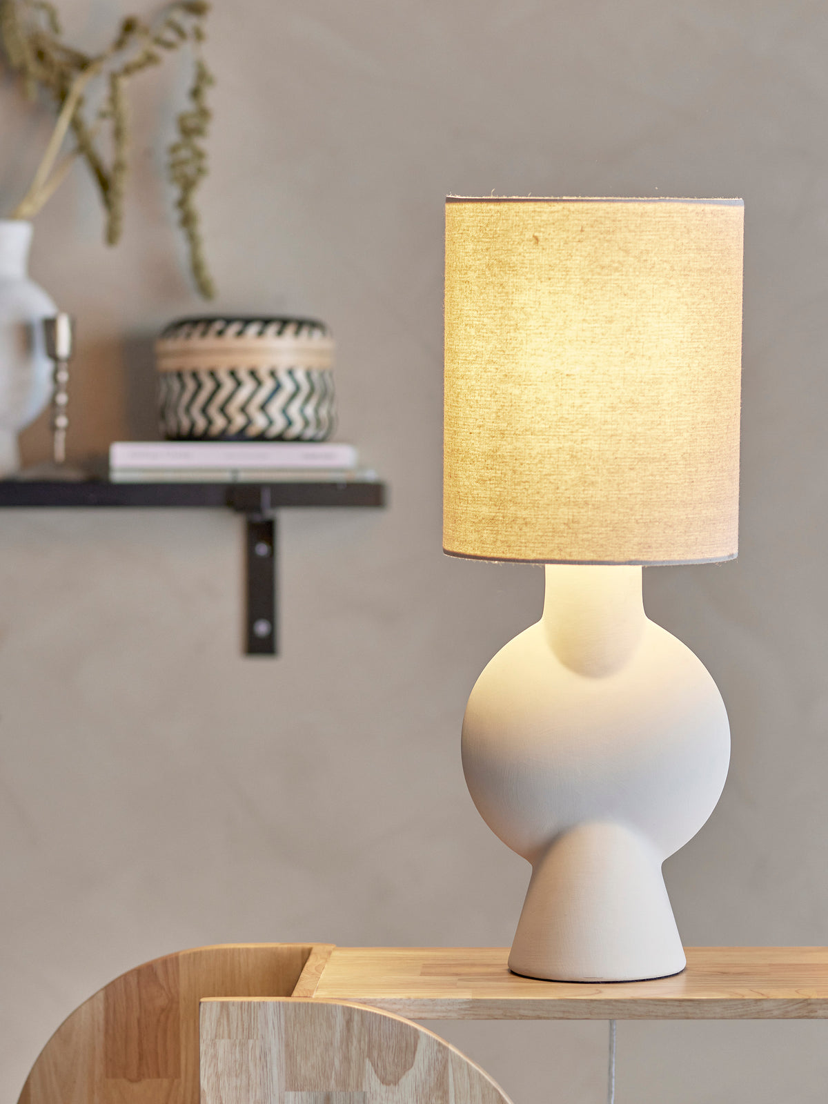 Sergio Tischlampe – Natur, Steingut