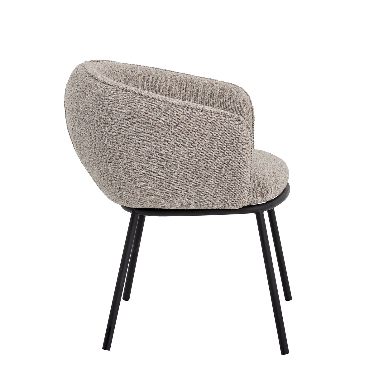 Cortone Esszimmerstuhl – Grau, Polyester