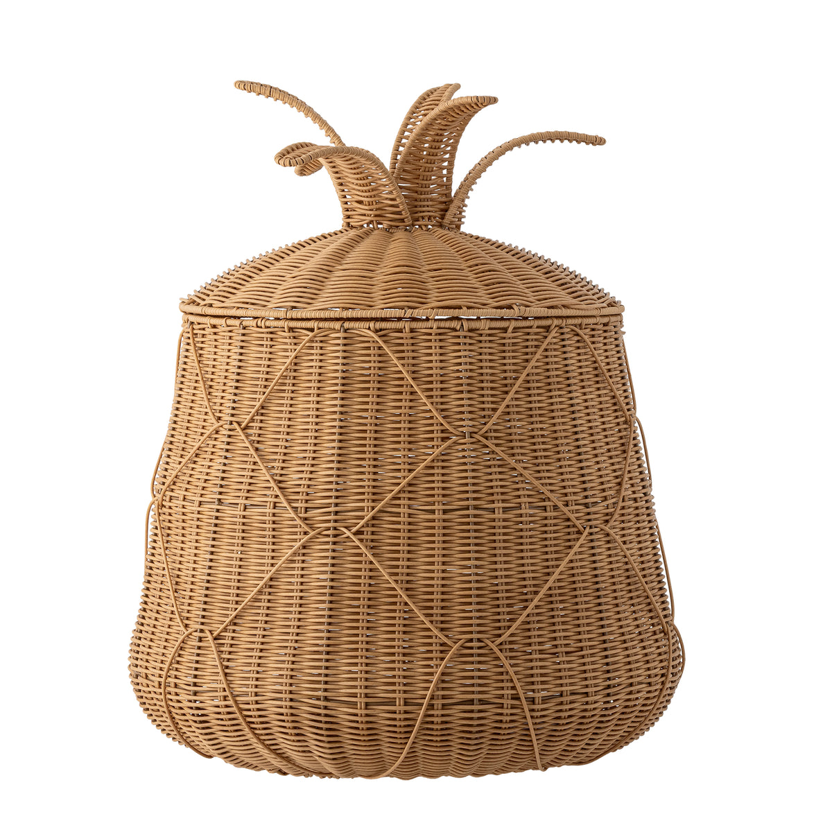 Anann Korb mit Deckel – Natur, Polyrattan Default Title