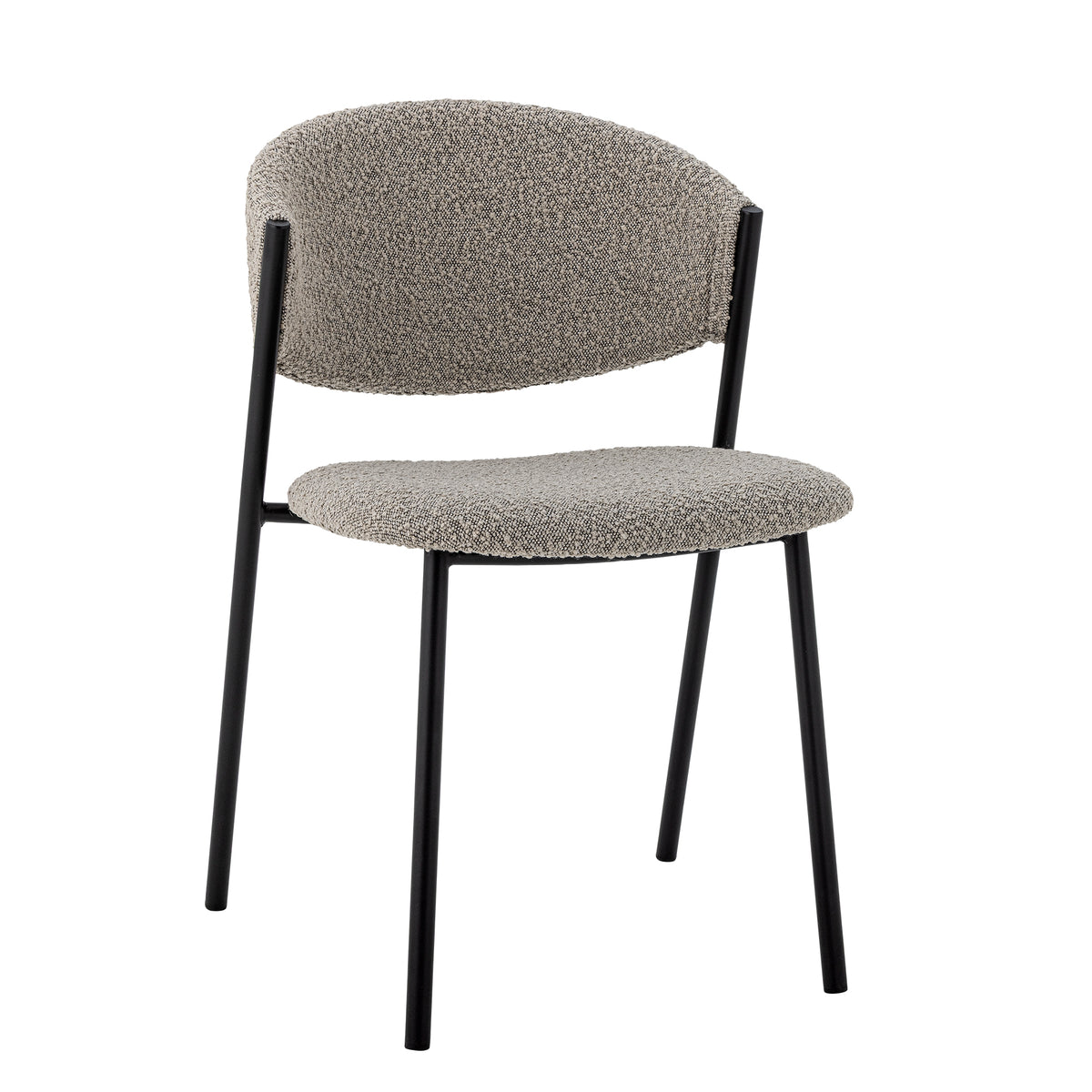Marlo Esszimmerstuhl – Grau, Polyester