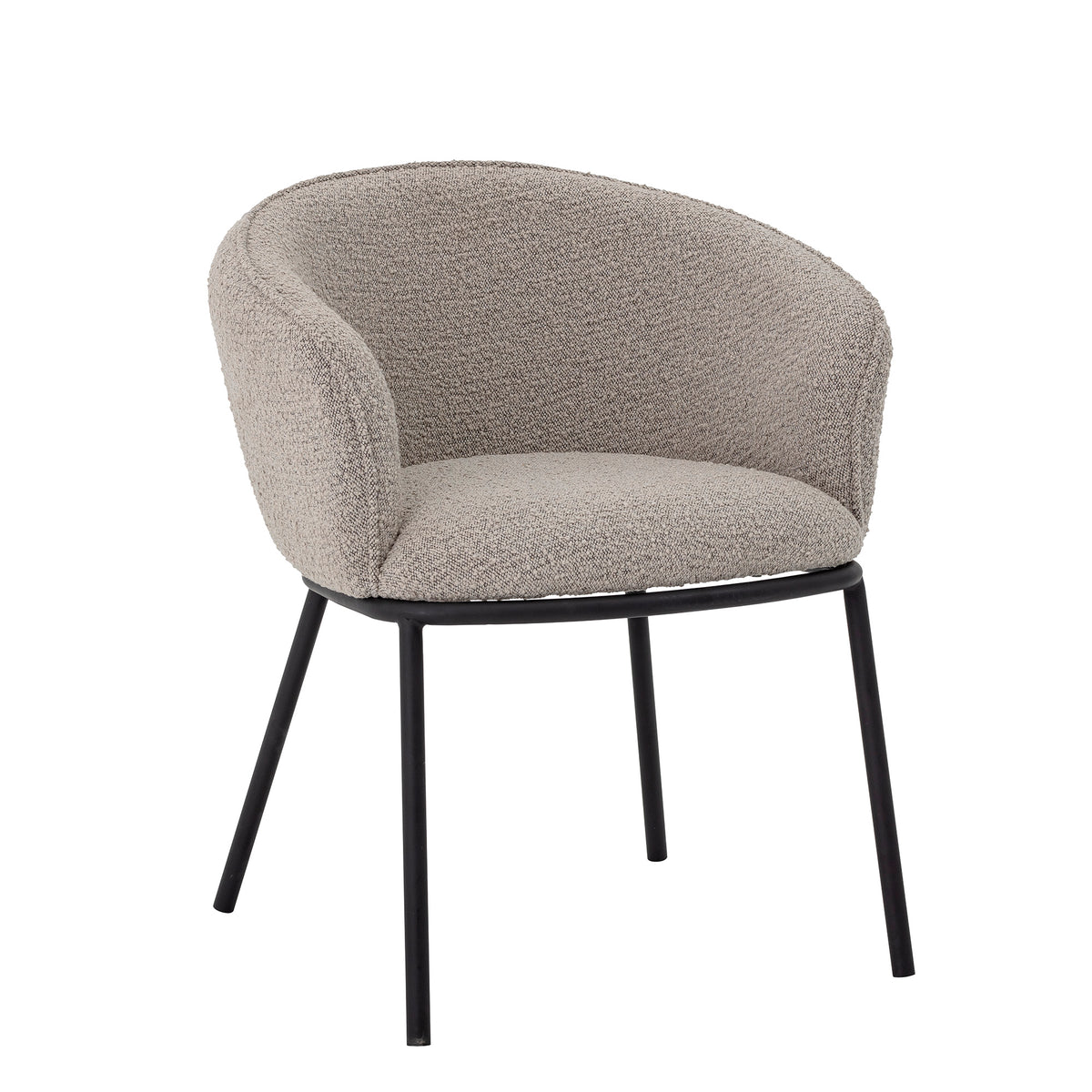 Cortone Esszimmerstuhl – Grau, Polyester