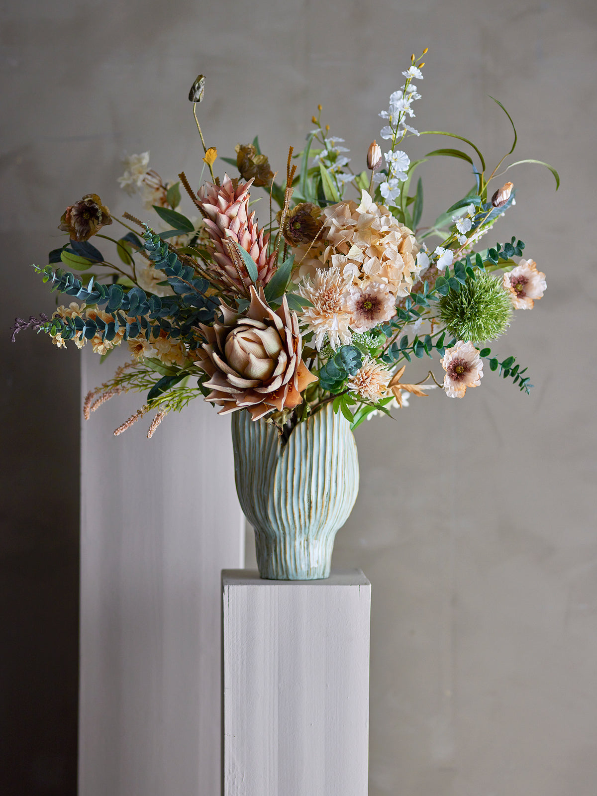 Chrysantemum Kunstblumen-Stiel – Natur