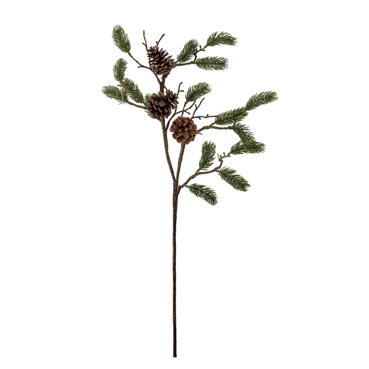 Pine Kunstblumen-Stiel – Grün Ø 33 × H 73 cm