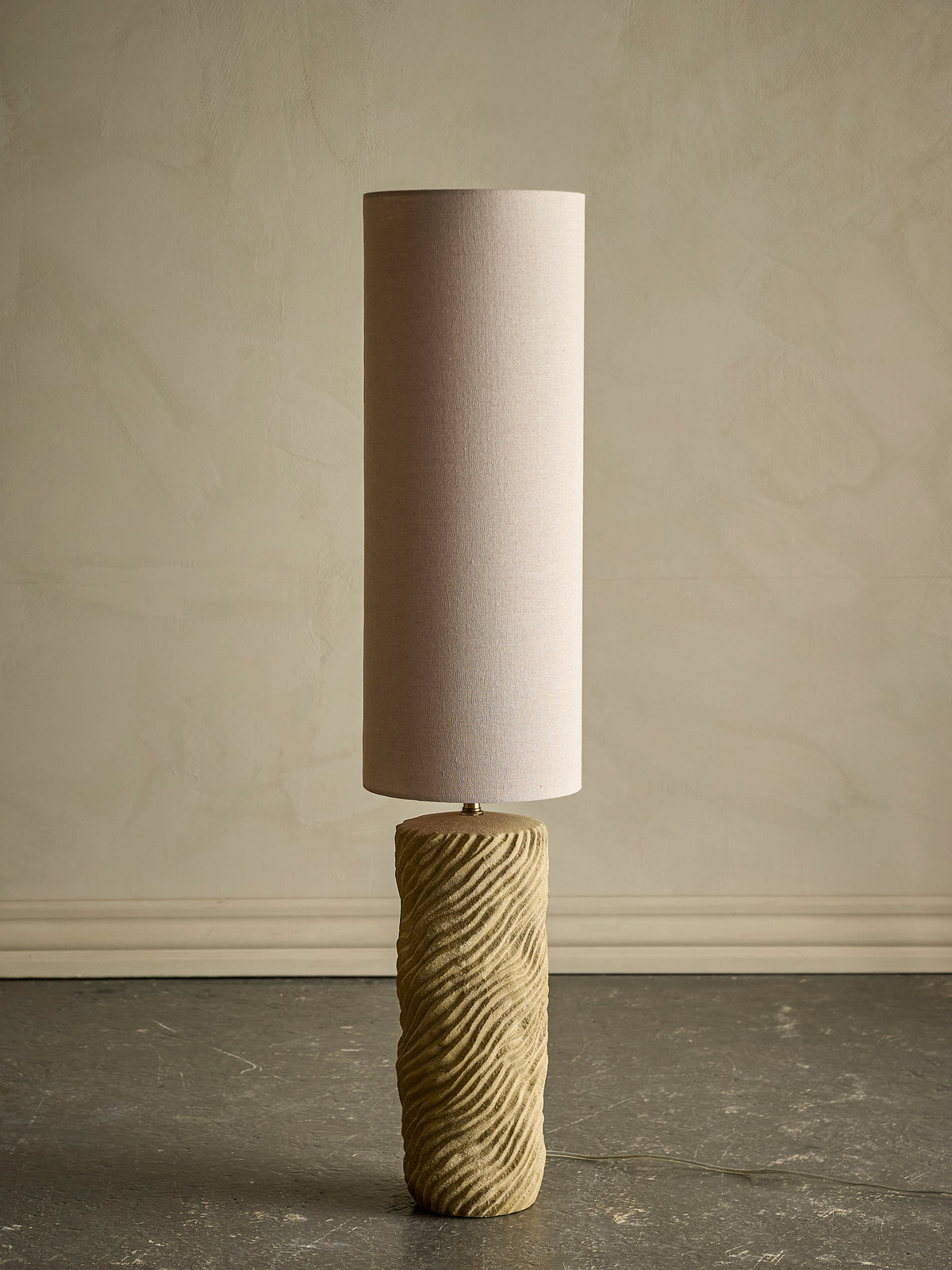 Payah Stehlampe – Natur, Steingut