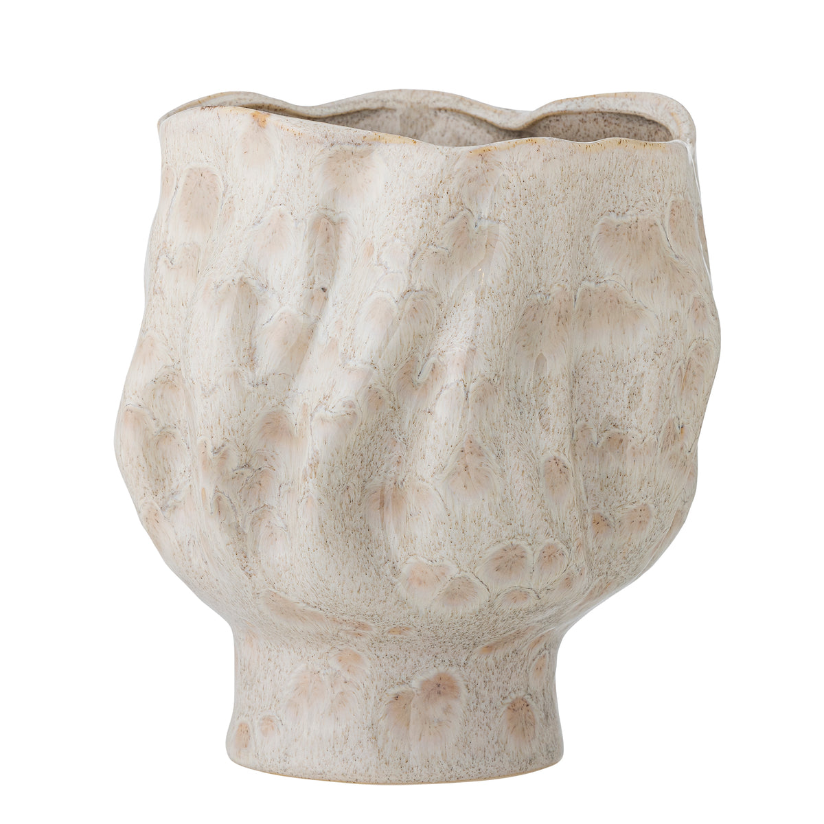 Adair Vase – Weiss, Steingut