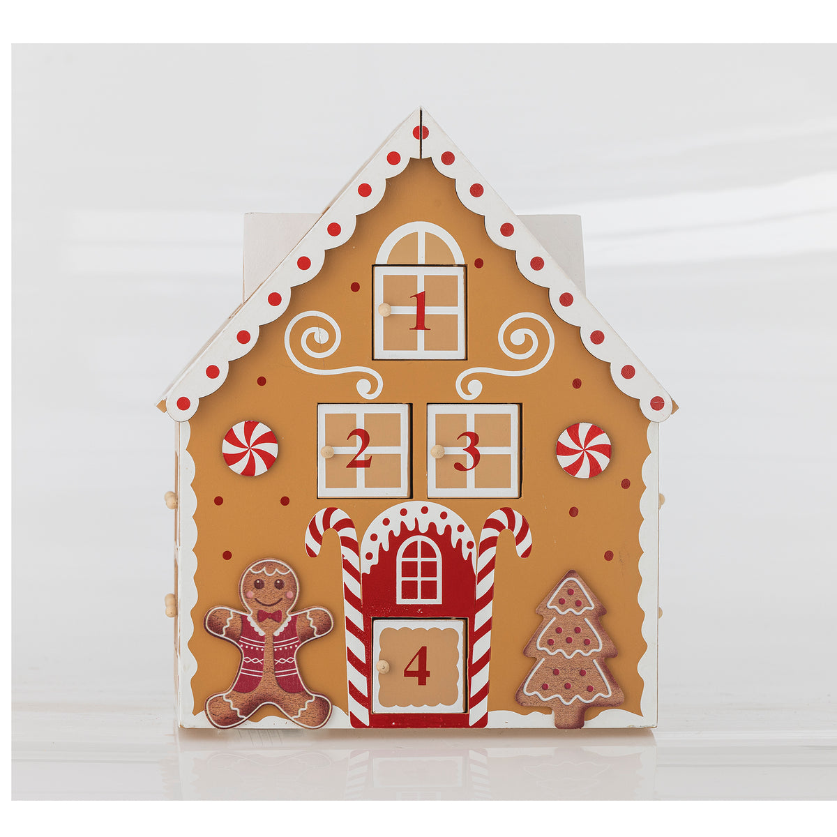 Ginnie Adventskalender – Braun, MDF
