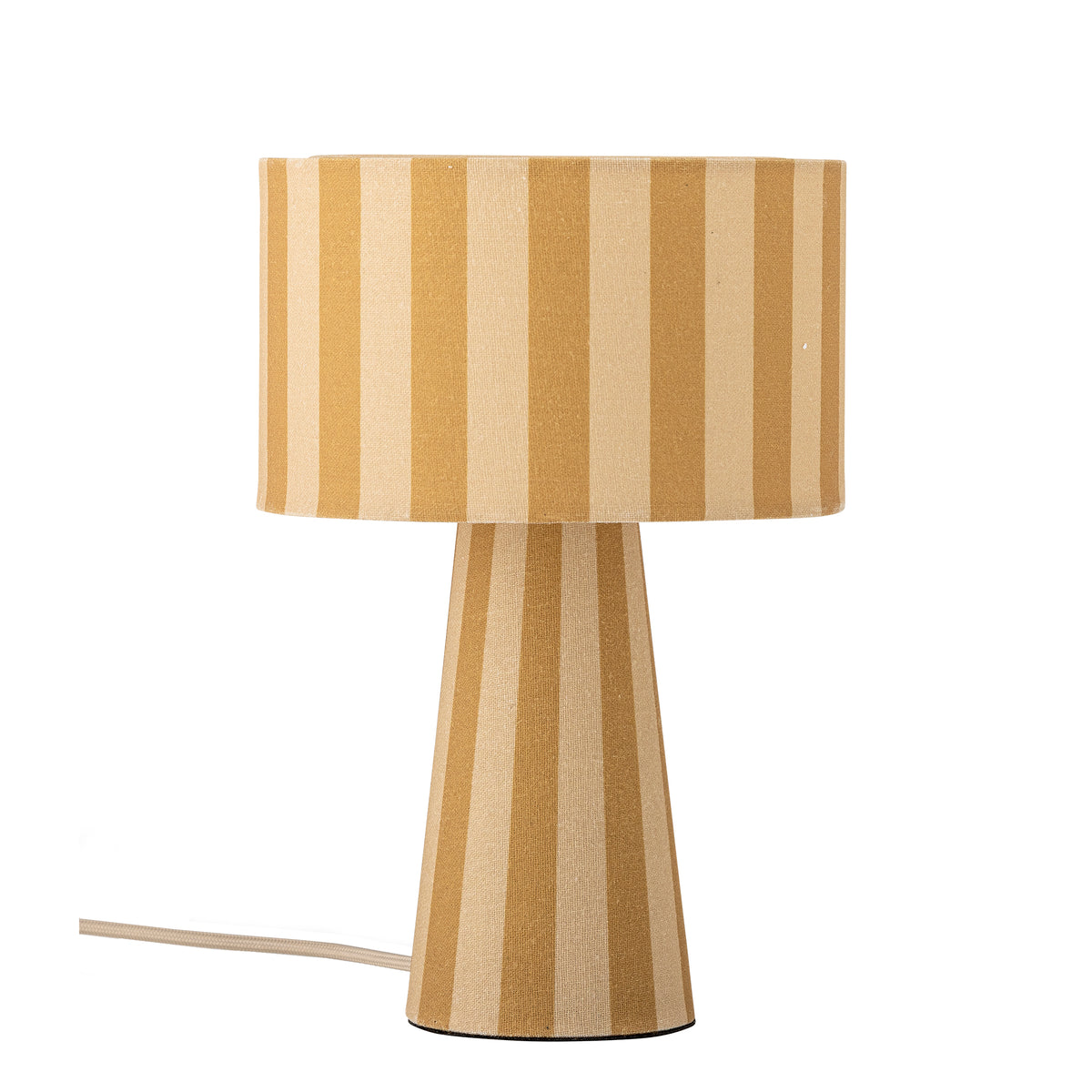 Emmie Tischlampe – Gelb, Leinen Default Title