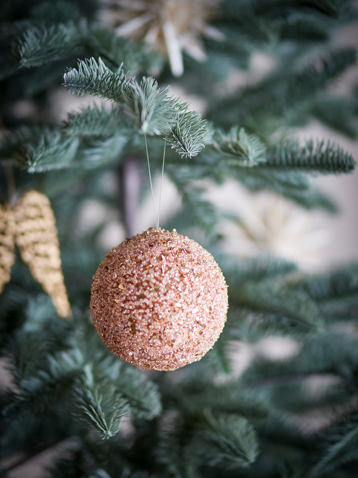 Nicolet Weihnachtsanhänger – Gold, Kunststoff