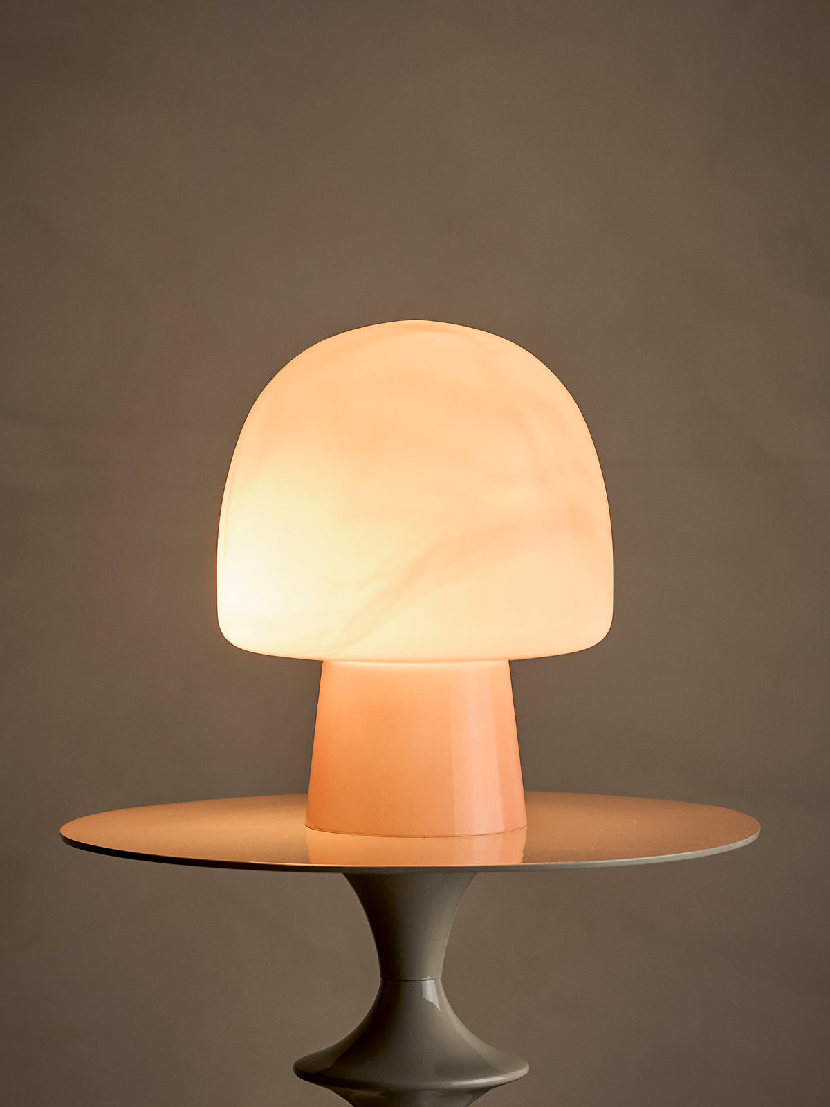 Paddy Tischlampe – Rosé, Glas