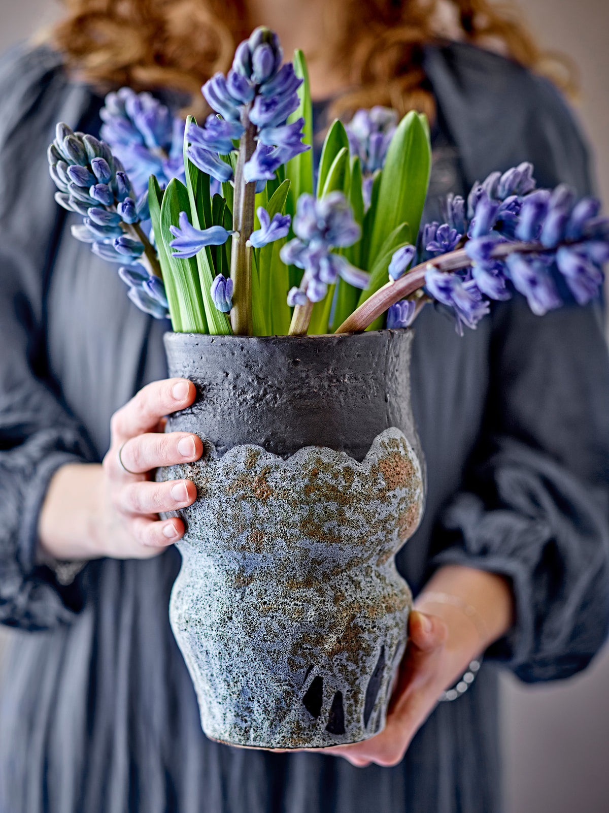 Neeson Blumentopf – Blau, Steingut
