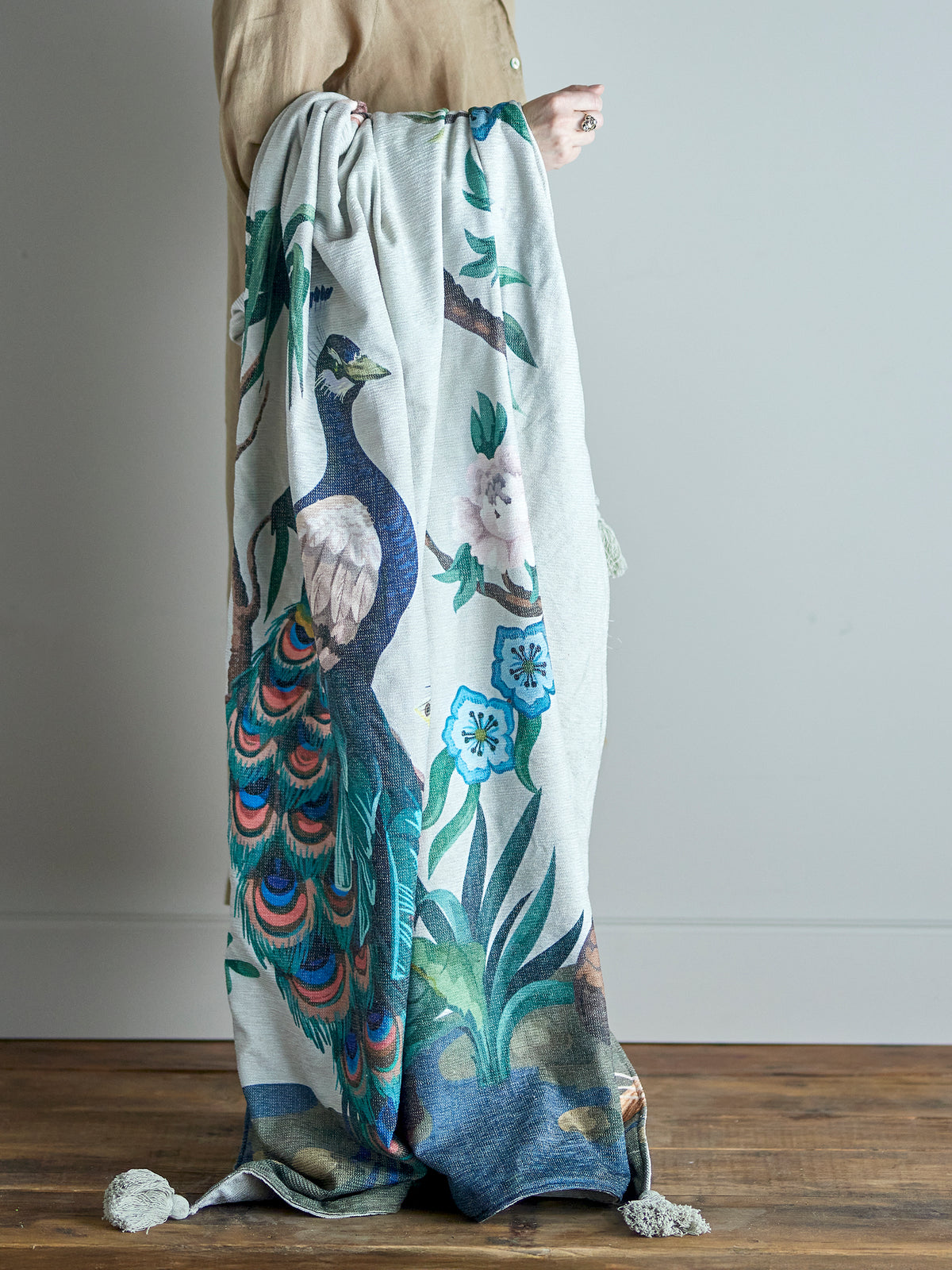 Peacock Decke – Grün, Polyester