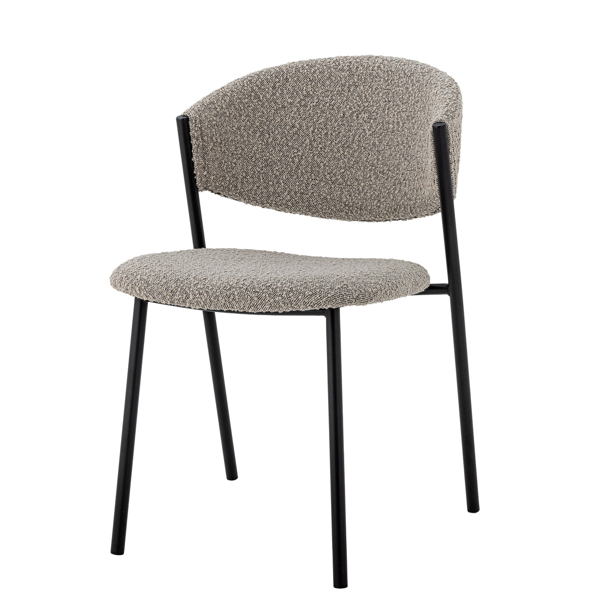 Marlo Esszimmerstuhl – Grau, Polyester