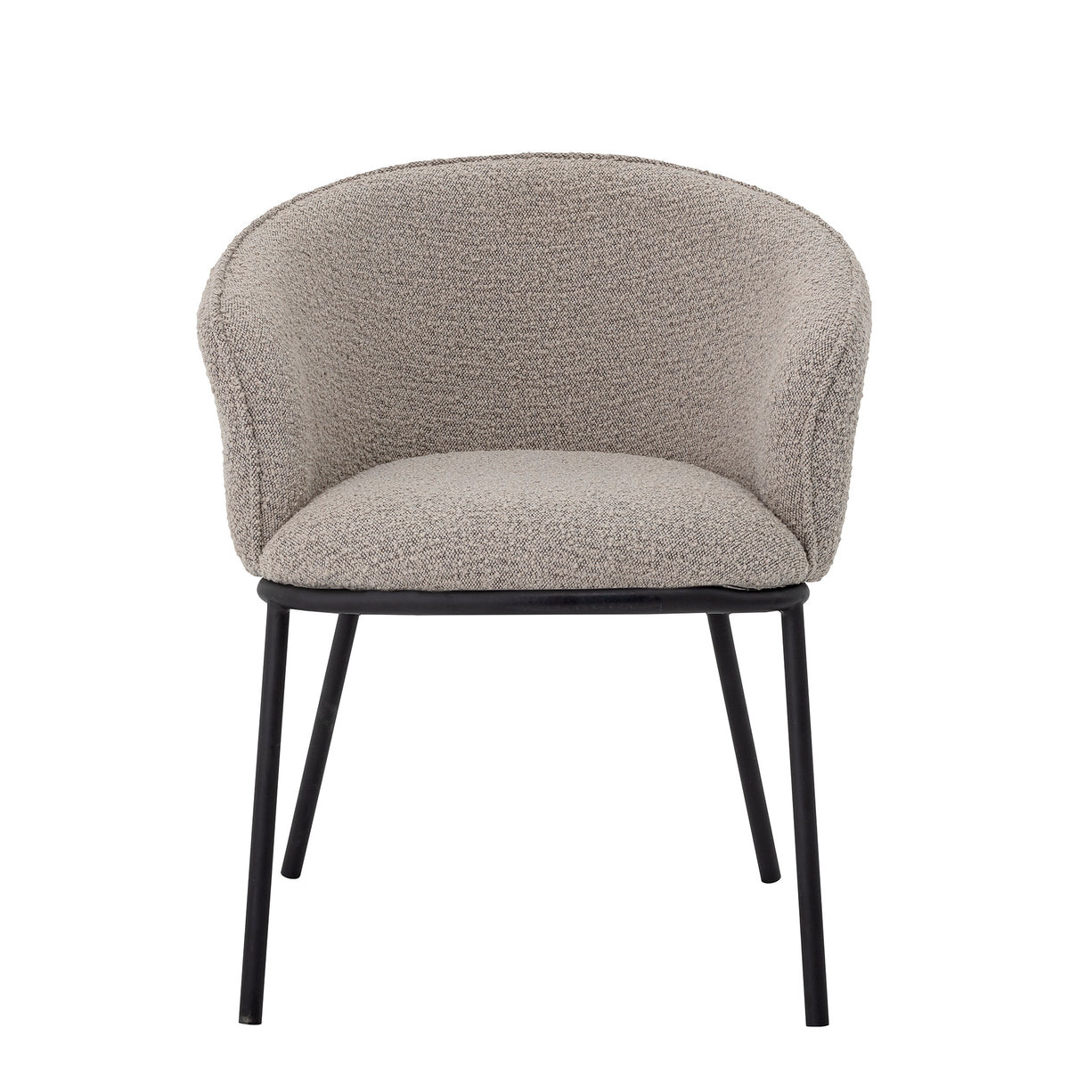 Cortone Esszimmerstuhl – Grau, Polyester Default Title