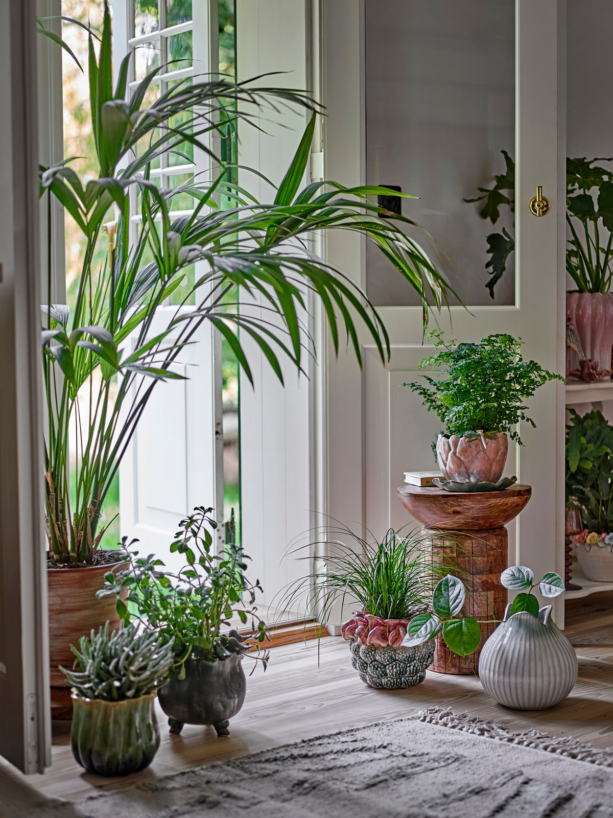 Jenner Blumentopf – Grün, Steingut