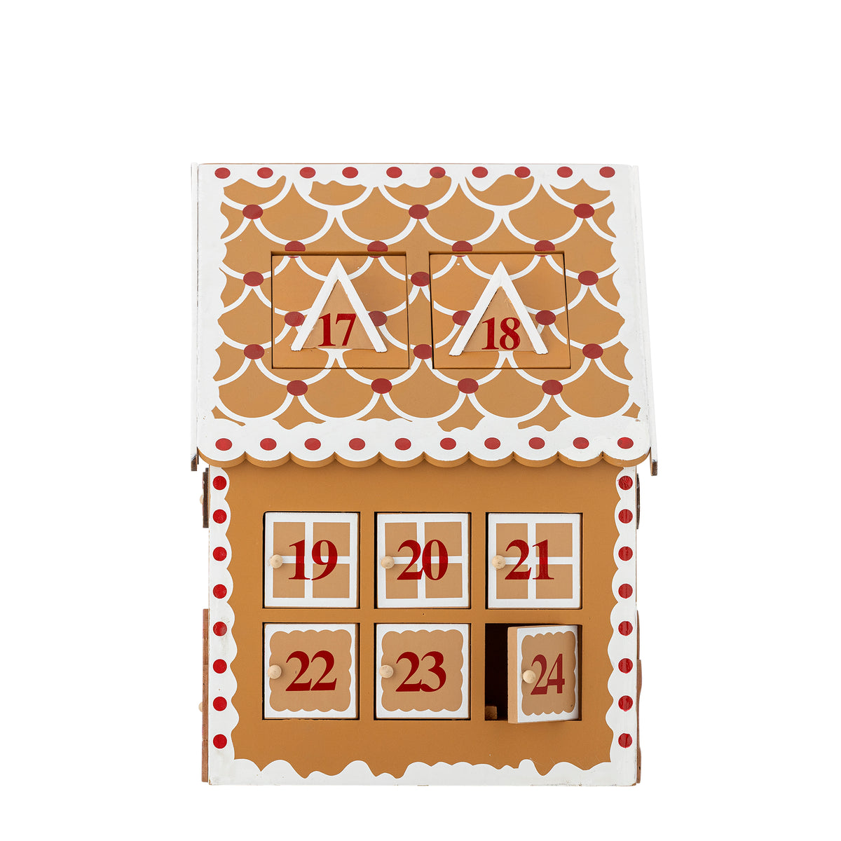 Ginnie Adventskalender – Braun, MDF