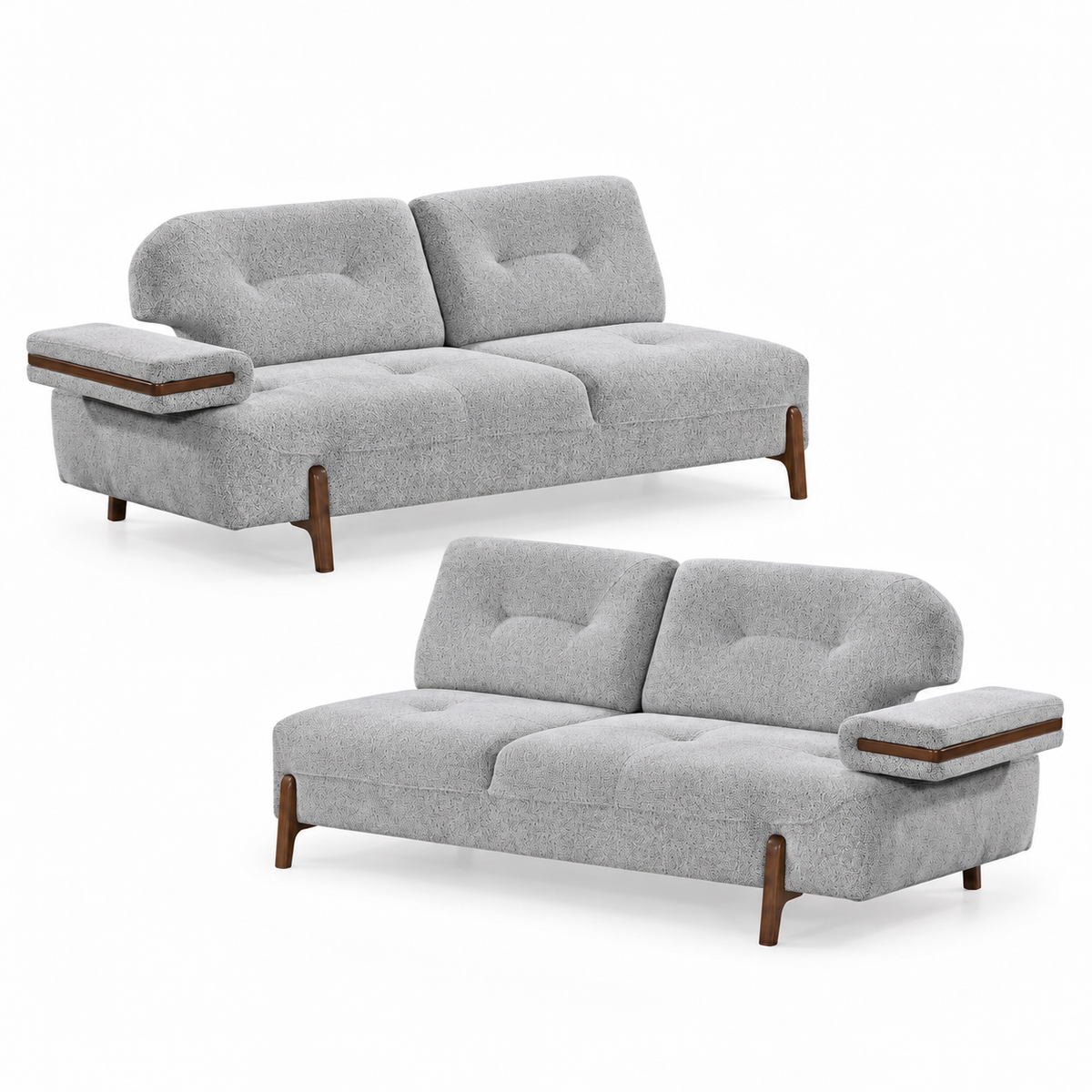 Icon Ecksofa 2-Sitzer-Sofas (2 Stück)