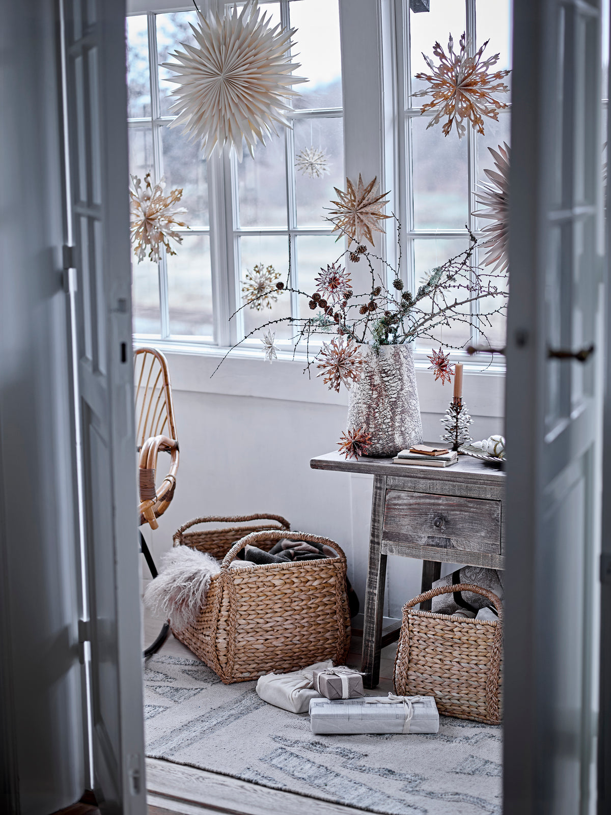 Star Weihnachtsanhänger – Natur, FSC® Mix, Papier