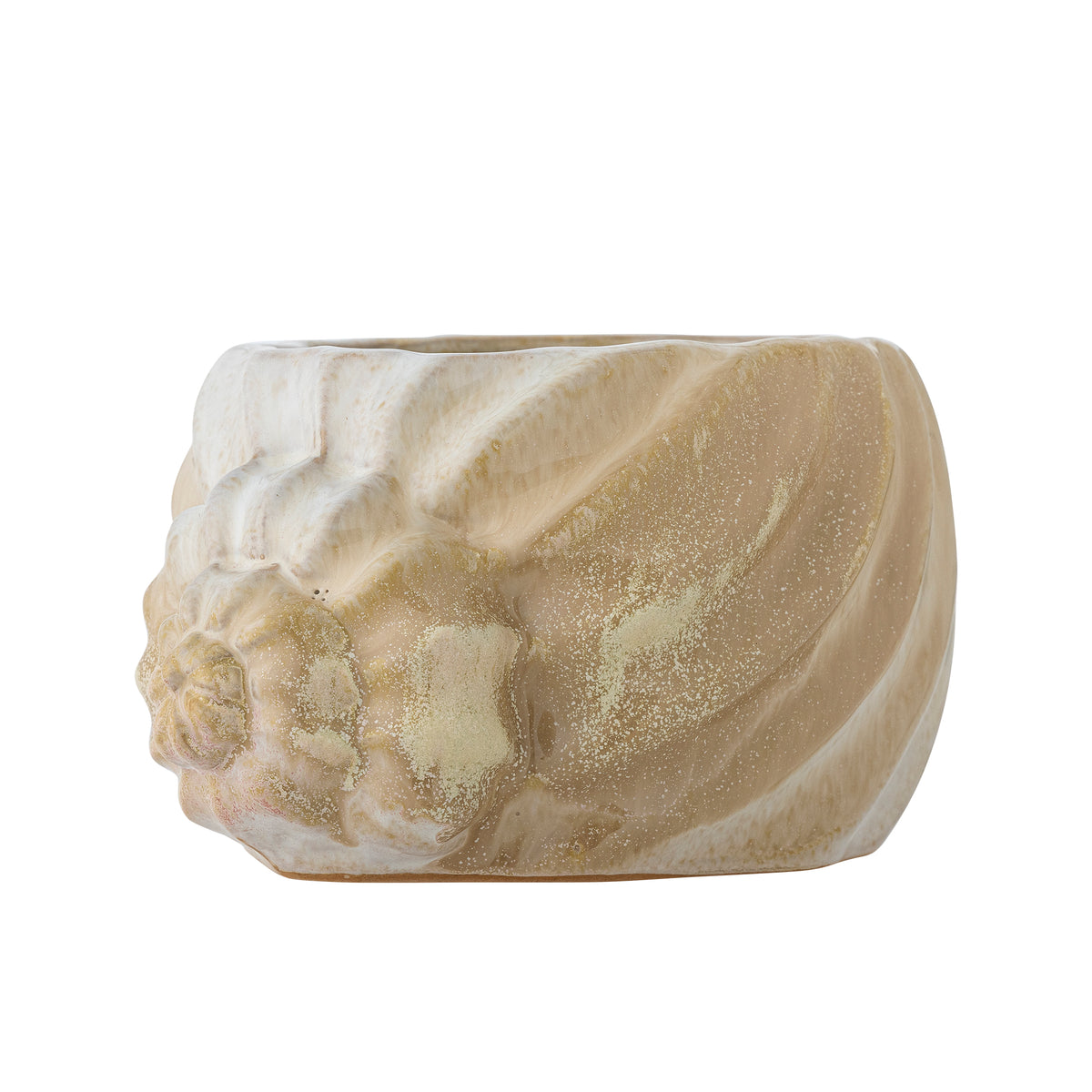Corelia Blumentopf – Braun, Steingut