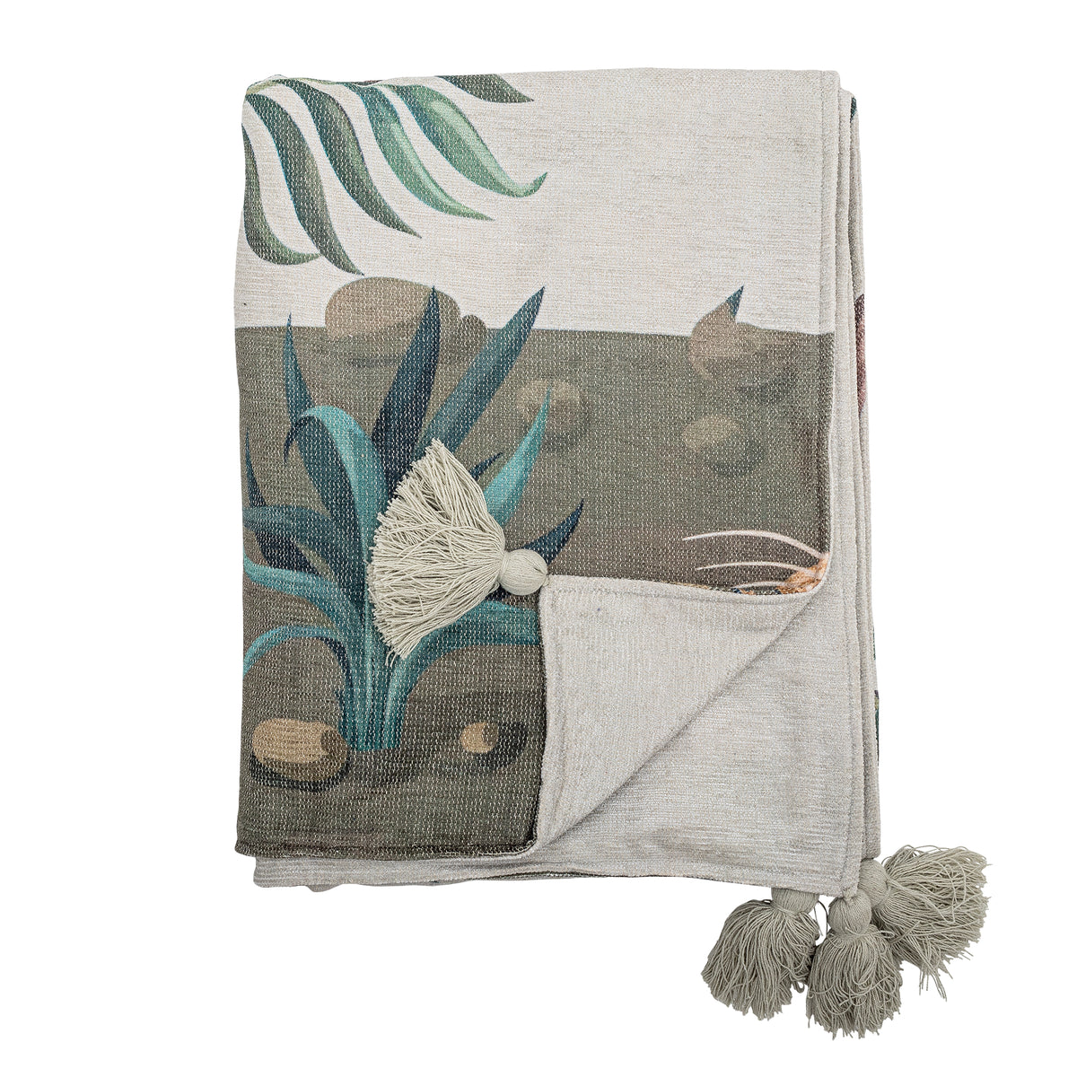 Peacock Decke – Grün, Polyester Default Title