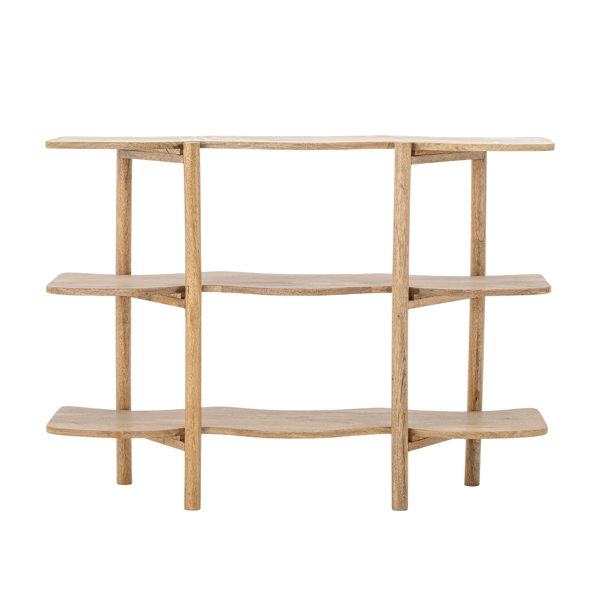 Rivoli Bücherregal – Natur, FSC® 100%, Mangoholz