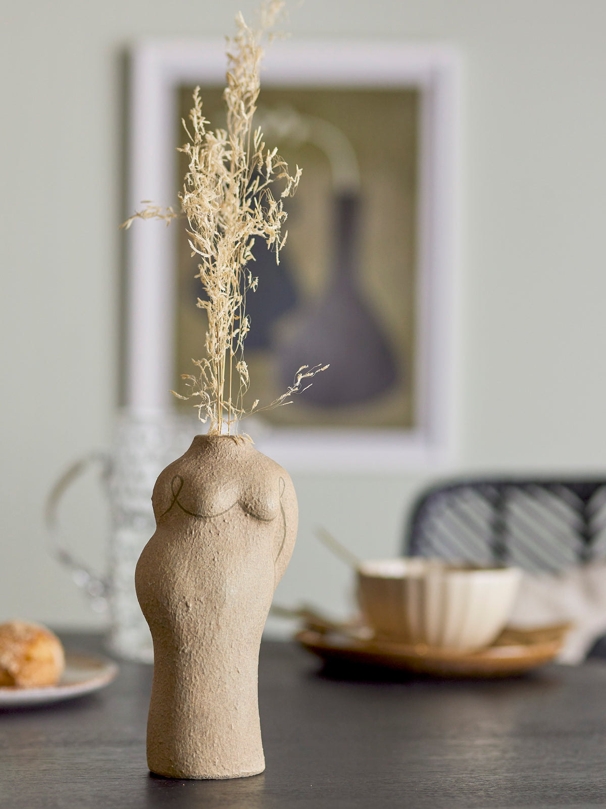 Lulu Deko-Vase – Braun, Terrakotta