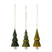 Jayli Weihnachtsanhänger – Grün, Schima-Holz Default Title