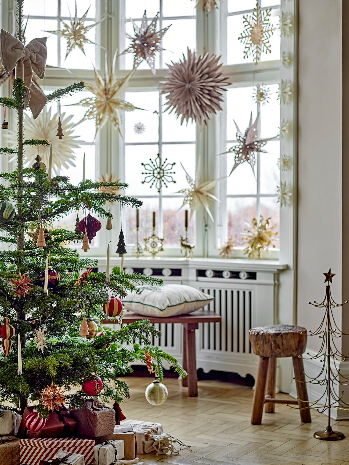 Star Weihnachtsanhänger – Natur, FSC® Mix, Papier