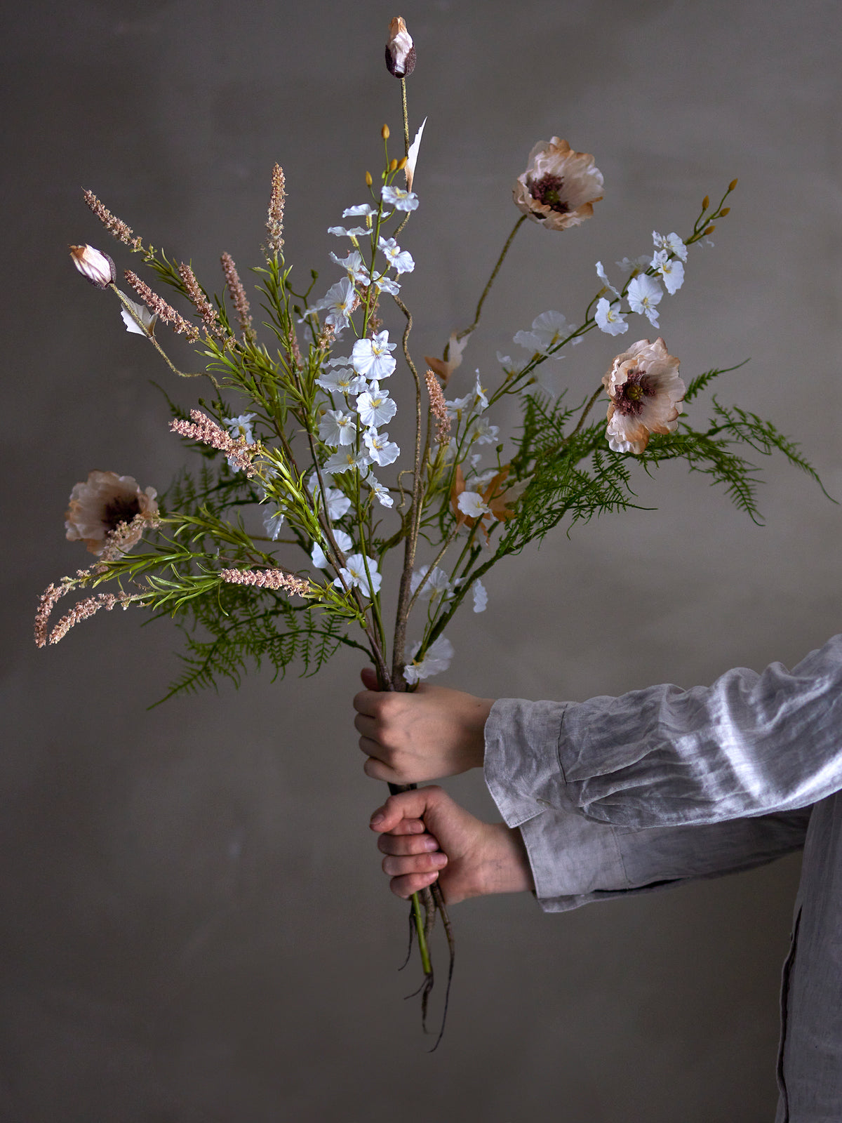 Poppy Kunstblumen-Stiel – Natur