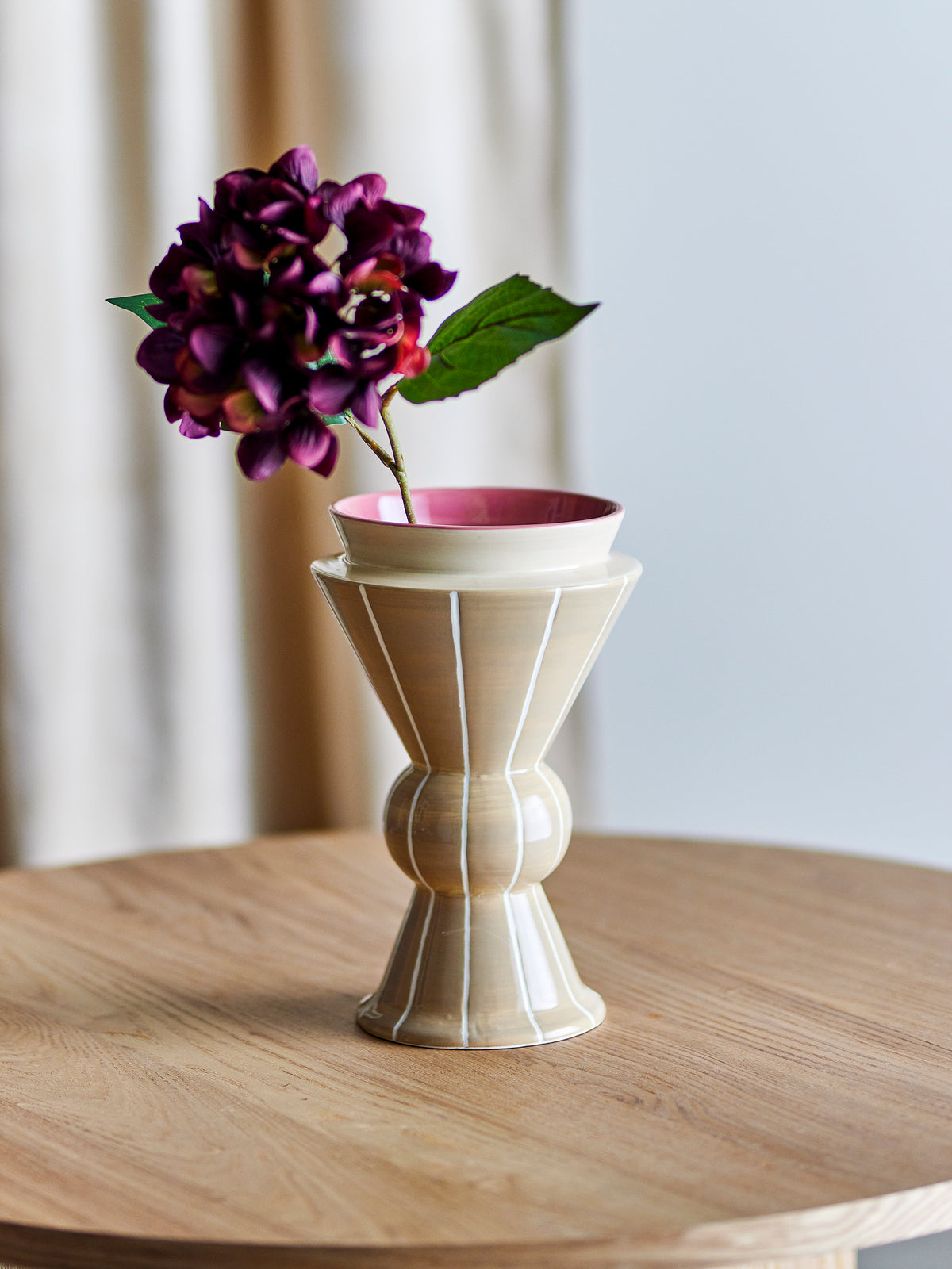Trilla Vase – Natur, Keramik